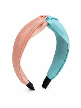 Pink & Aqua Knot Headband